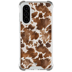 Casimoda Samsung Galaxy A37 shockproof hoesje - Koeienprint