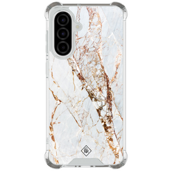 Casimoda Samsung Galaxy A37 shockproof hoesje - Marmer goud