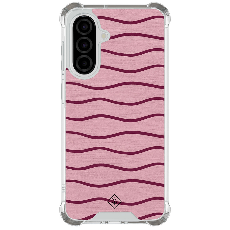 Casimoda Samsung Galaxy A37 shockproof hoesje - Soft stripes