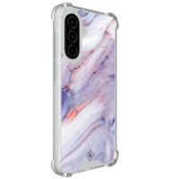 Casimoda Samsung Galaxy A37 shockproof hoesje - Marmer paars