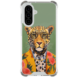 Casimoda Samsung Galaxy A37 shockproof hoesje - Luipaard hipster
