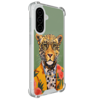 Casimoda Samsung Galaxy A37 shockproof hoesje - Luipaard hipster