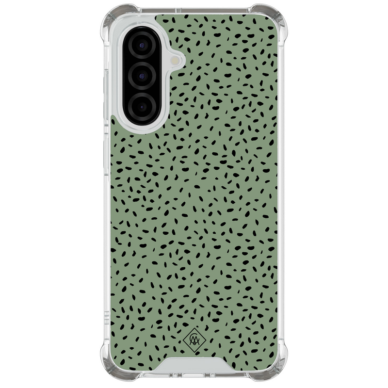 Casimoda Samsung Galaxy A37 shockproof hoesje - Green confetti