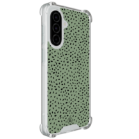 Casimoda Samsung Galaxy A37 shockproof hoesje - Green confetti