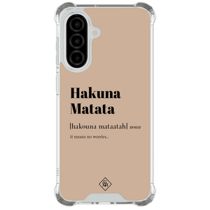 Casimoda Samsung Galaxy A37 shockproof hoesje - Hakuna matata