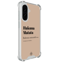 Casimoda Samsung Galaxy A37 shockproof hoesje - Hakuna matata