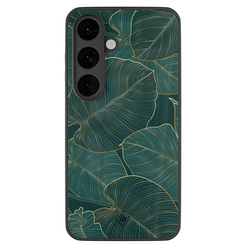 Casimoda Samsung Galaxy S26 glazen hardcase - Monstera leaves