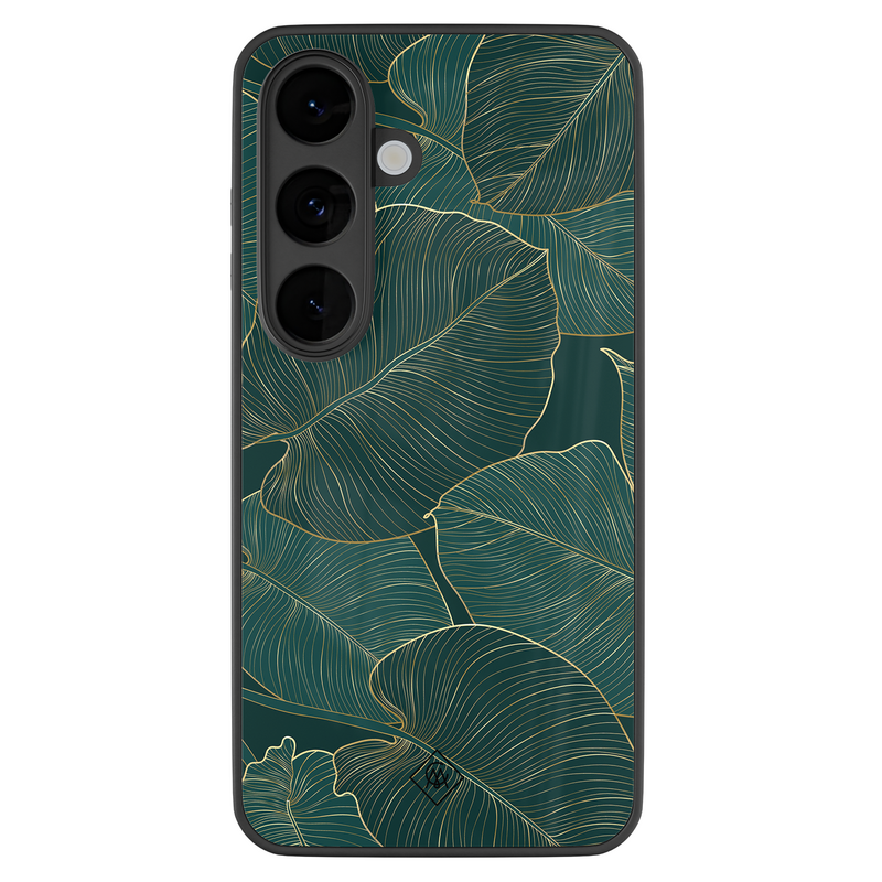 Casimoda Samsung Galaxy S26 glazen hardcase - Monstera leaves