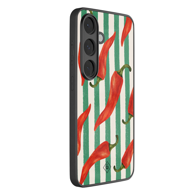 Casimoda Samsung Galaxy S26 glazen hardcase - Hot pepper vibes