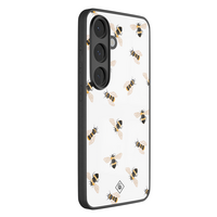 Casimoda Samsung Galaxy S26 glazen hardcase - Bee happy
