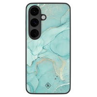 Casimoda Samsung Galaxy S26 glazen hardcase - Touch of mint
