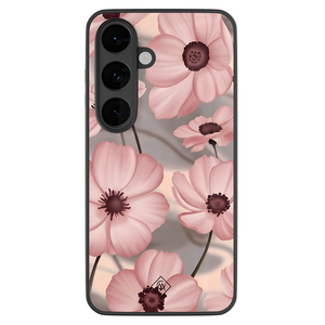 Casimoda Samsung Galaxy S26 glazen hardcase - Soft bloom pink