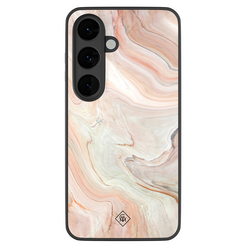 Casimoda Samsung Galaxy S26 glazen hardcase - Marmer waves