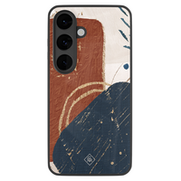 Casimoda Samsung Galaxy S26 glazen hardcase - Abstract terracotta