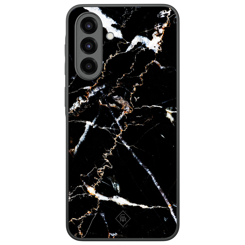 Casimoda Samsung Galaxy A37 hoesje - Marmer zwart