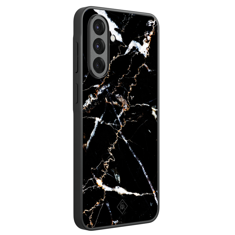 Casimoda Samsung Galaxy A37 hoesje - Marmer zwart