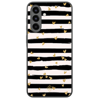 Casimoda Samsung Galaxy A37 hoesje - Hart streepjes