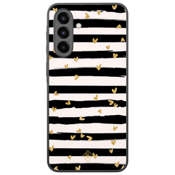Casimoda Samsung Galaxy A37 hoesje - Hart streepjes