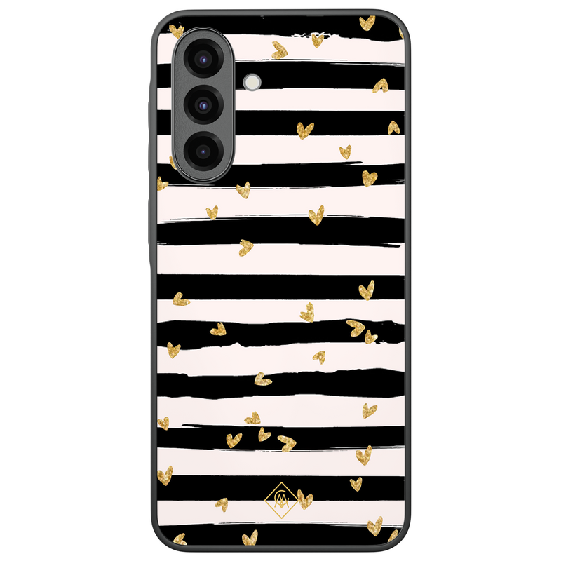 Casimoda Samsung Galaxy A37 hoesje - Hart streepjes