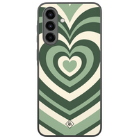 Casimoda Samsung Galaxy A37 hoesje - Hart swirl groen