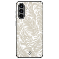 Casimoda Samsung Galaxy A37 hoesje - Palmy leaves beige