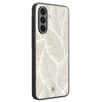 Casimoda Samsung Galaxy A37 hoesje - Palmy leaves beige