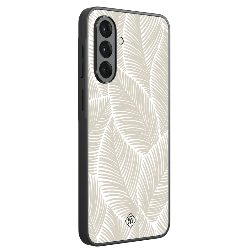 Casimoda Samsung Galaxy A37 hoesje - Palmy leaves beige
