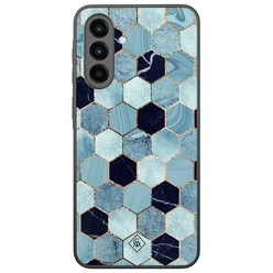 Casimoda Samsung Galaxy A37 hoesje - Blue cubes