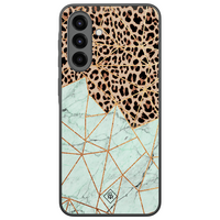 Casimoda Samsung Galaxy A37 hoesje - Luipaard marmer mint