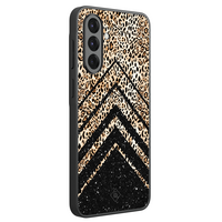Casimoda Samsung Galaxy A37 hoesje - Chevron luipaard