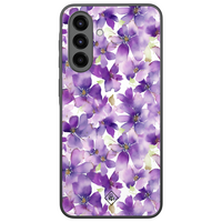 Casimoda Samsung Galaxy A37 hoesje - Floral violet