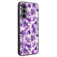 Casimoda Samsung Galaxy A37 hoesje - Floral violet