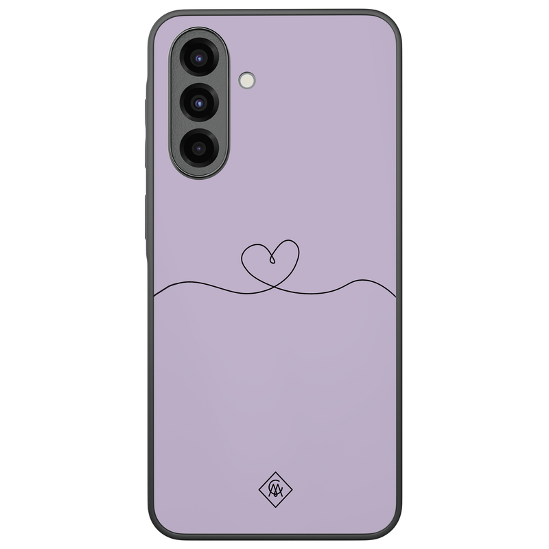 Casimoda Samsung Galaxy A37 hoesje - Hart lila
