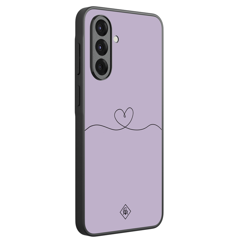 Casimoda Samsung Galaxy A37 hoesje - Hart lila