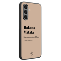 Casimoda Samsung Galaxy A37 hoesje - Hakuna matata