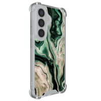 Casimoda Samsung Galaxy S26 Plus shockproof hoesje - Green waves