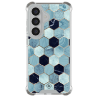 Casimoda Samsung Galaxy S26 Plus shockproof hoesje - Blue cubes