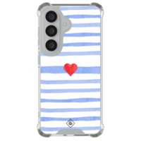 Casimoda Samsung Galaxy S26 Plus shockproof hoesje - Blue love lines