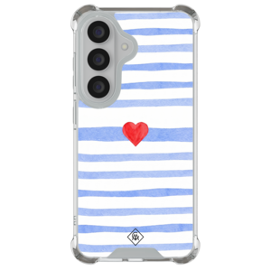 Casimoda Samsung Galaxy S26 Plus shockproof hoesje - Blue love lines