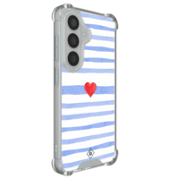 Casimoda Samsung Galaxy S26 Plus shockproof hoesje - Blue love lines
