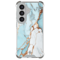 Casimoda Samsung Galaxy S26 Plus shockproof hoesje - Marmer lichtblauw