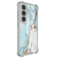 Casimoda Samsung Galaxy S26 Plus shockproof hoesje - Marmer lichtblauw