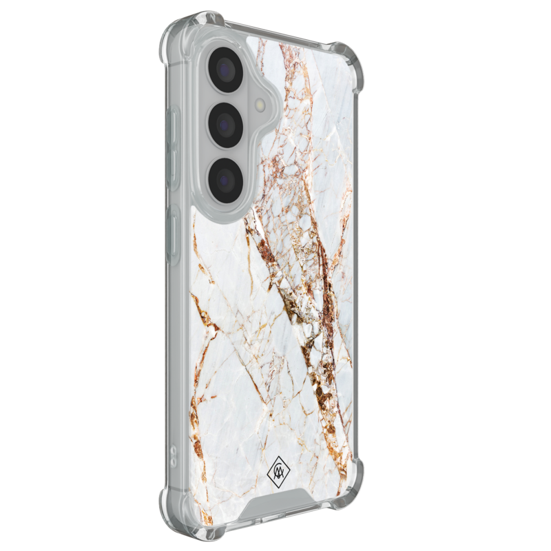 Casimoda Samsung Galaxy S26 Plus shockproof hoesje - Marmer goud