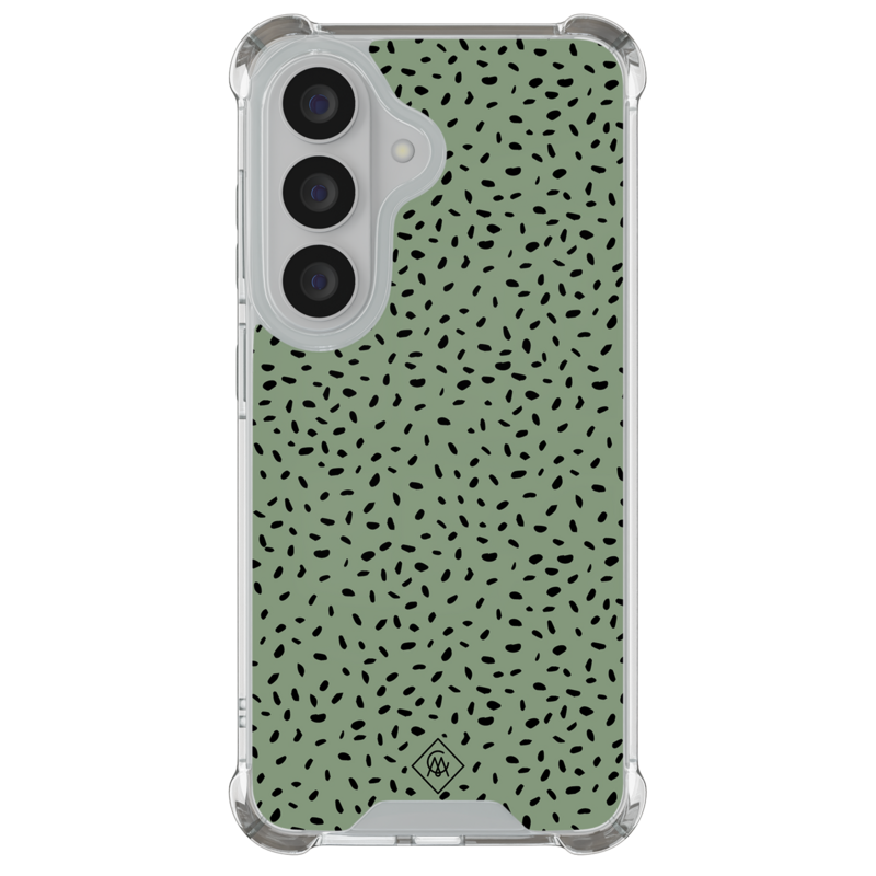 Casimoda Samsung Galaxy S26 Plus shockproof hoesje - Green confetti