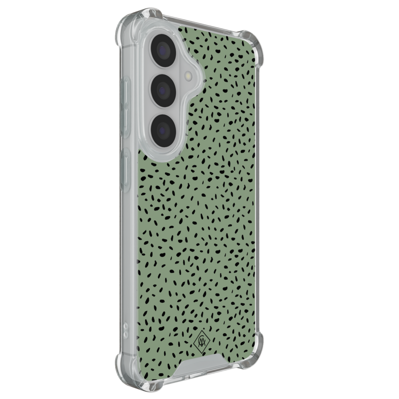 Casimoda Samsung Galaxy S26 Plus shockproof hoesje - Green confetti