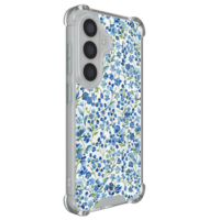 Casimoda Samsung Galaxy S26 Plus shockproof hoesje - Vintage blue floral