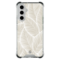 Casimoda Samsung Galaxy A55 shockproof hoesje - Palmy leaves beige
