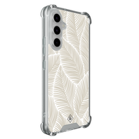 Casimoda Samsung Galaxy A55 shockproof hoesje - Palmy leaves beige