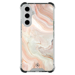 Casimoda Samsung Galaxy A55 shockproof hoesje - Marmer waves