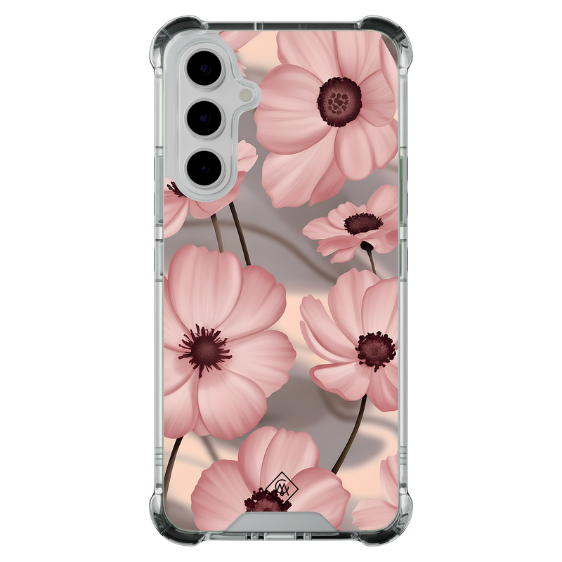 Casimoda Samsung Galaxy A55 shockproof hoesje - Soft bloom pink